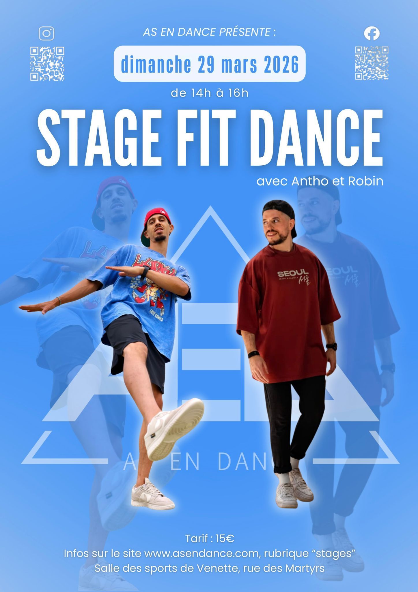 Stage de Fit dance avec As en dance