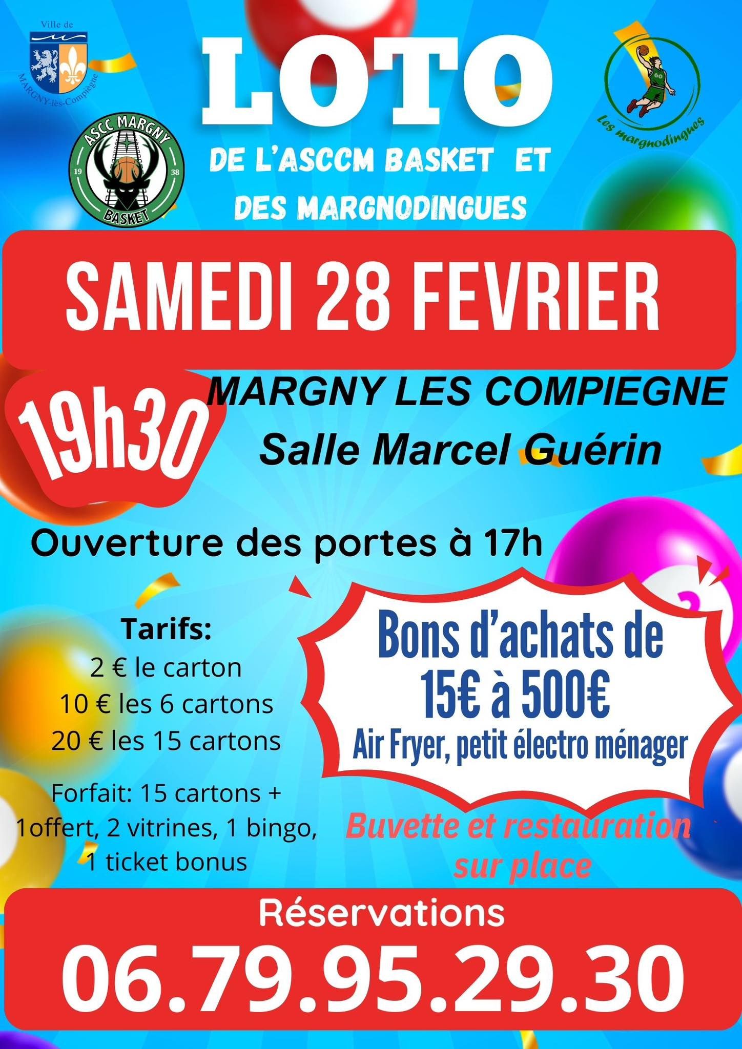 Loto de l'ASCC Margny basket