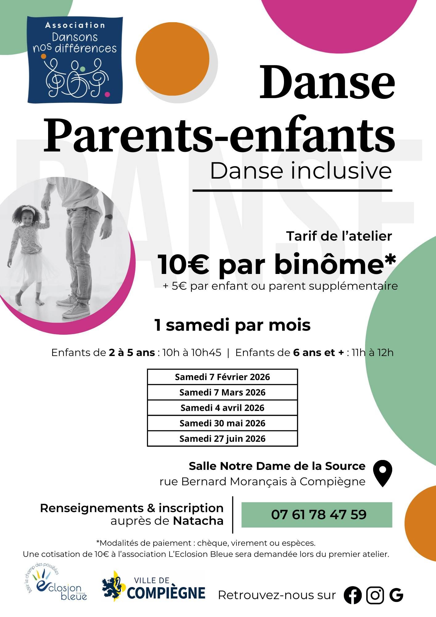 Danse parents-enfants avec Dansons nos différences