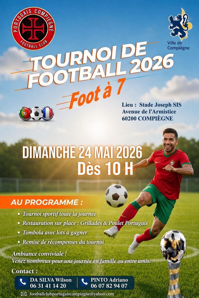 Tournoi de foot à 7 avec le FC Portugais de Compiègne