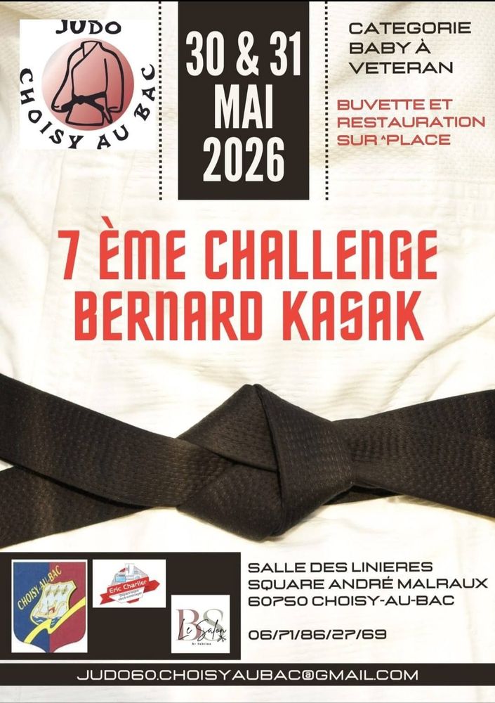 7e challenge Bernard Kasak avec le Judo Choisy
