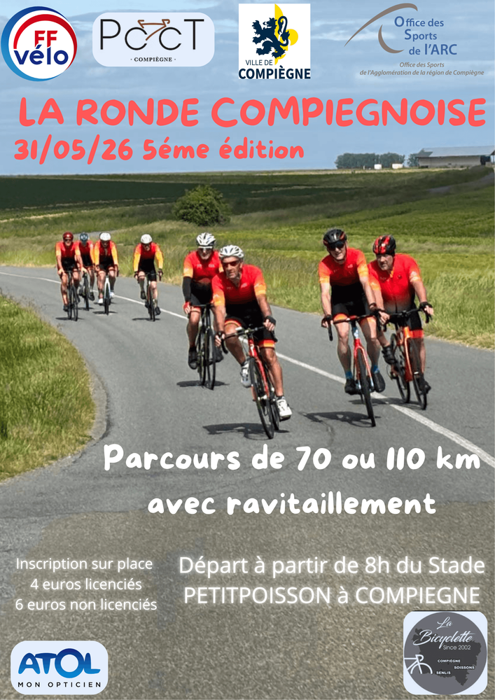 La ronde compiégnoise avec la Pédale compiégnoise cyclotouriste