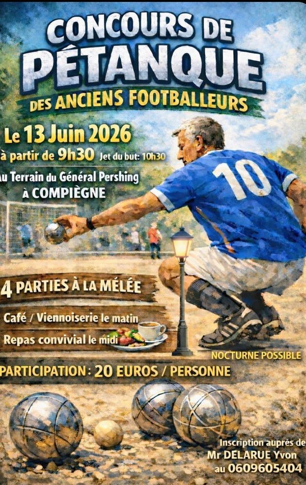 Concours de pétanque des anciens footballeurs