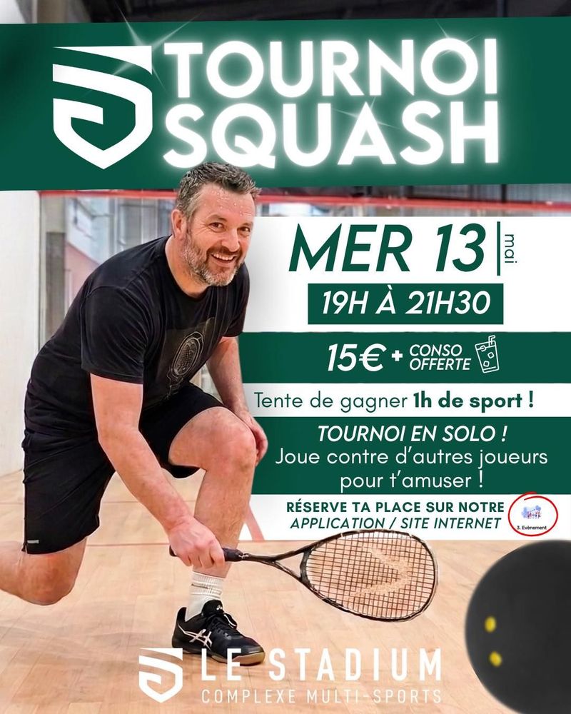 Tournoi de squash au Stadium