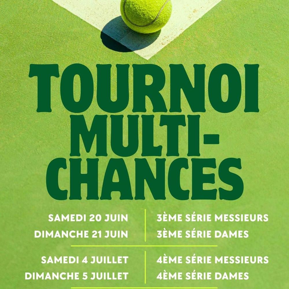 Tournoi multi-chances avec le Tennis club béthisy-Verberie