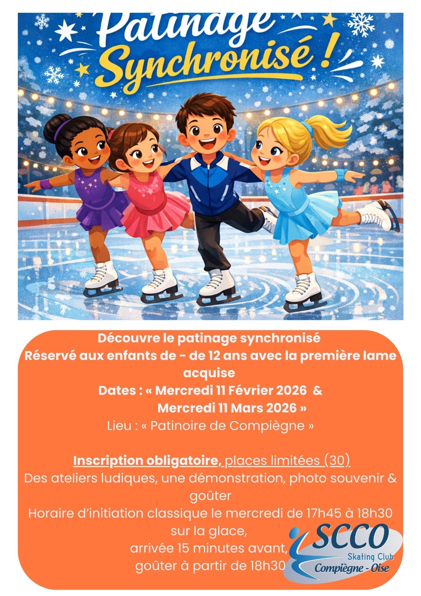 Découverte du patinage synchronisé