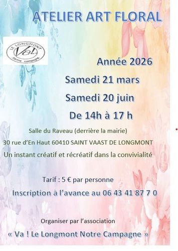 Atelier floral à Saint-Vaast de Longmont